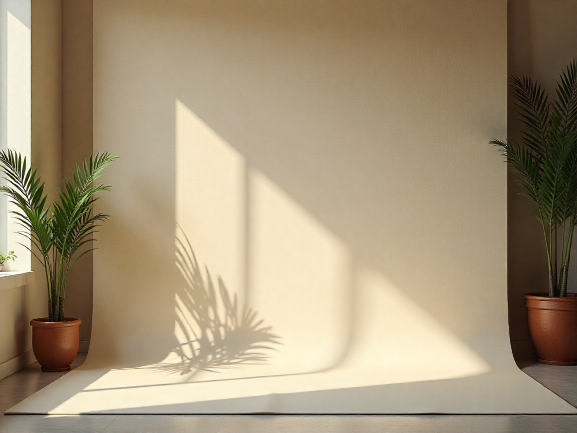 Branded photo zone with custom design elements